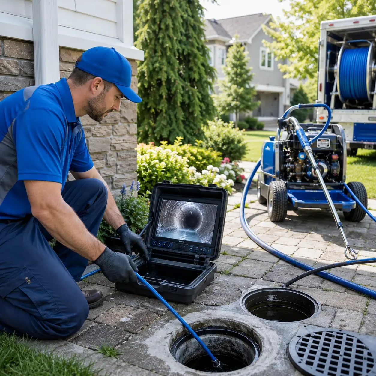 Outdoor drain cleaning professionals serving Bush, LA